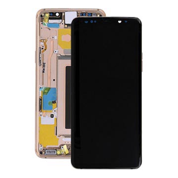 Samsung Galaxy S9 Voorzijde Cover & LCD Display GH97-21696E Goud