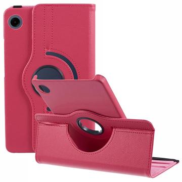 Samsung Galaxy Tab A9 360 Rotary Folio Hoesje Fel roze