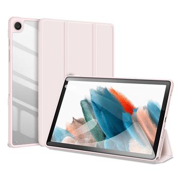 Samsung Galaxy Tab A9+ Dux Ducis Toby Tri-Fold Smart Folio Hoesje Lichtroze