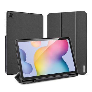 Samsung Galaxy Tab S6 Lite-S6 Lite (2022) Dux Ducis Domo Tri-Fold Smart Folio Hoesje Zwart