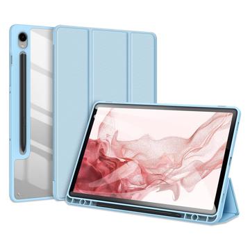 Samsung Galaxy Tab S9 Dux Ducis Toby Tri-Fold Smart Folio Hoesje Baby Blauw