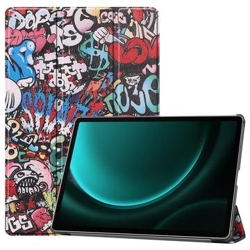 Samsung Galaxy Tab S9 FE+ Tri-Fold Series Smart Folio Case Graffiti