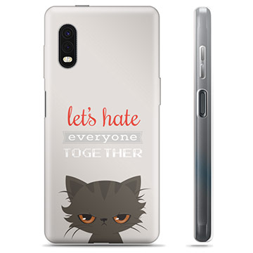 Samsung Galaxy Xcover Pro TPU-hoesje Angry Cat