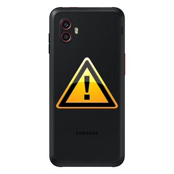 Samsung Galaxy Xcover6 Pro Batterij Cover Reparatie Zwart