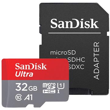 SanDisk SDSQUAR-032G-GN6MA Ultra MicroSDHC UHS-I Kaart 32GB