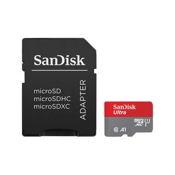 SanDisk MicroSDXC Ultra 1TB 150mb-s C10 SDA UHS-I Micro SD-kaart Grijs