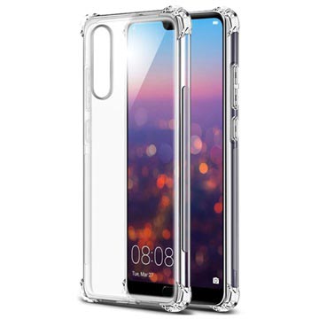 Krasbestendig Huawei P20 Pro Hybrid Case Doorzichtig huismerk kopen in de aanbieding