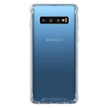 Samsung Galaxy S10 Krasbestendig Hybrid Case Doorzichtig huismerk kopen in de aanbieding
