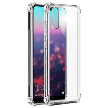 Krasbestendig Huawei P20 Hybrid Case Doorzichtig huismerk kopen in de aanbieding