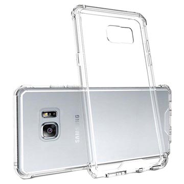 Krasbestendig Samsung Galaxy S6 Edge Hybrid Case Doorzichtig huismerk kopen in de aanbieding