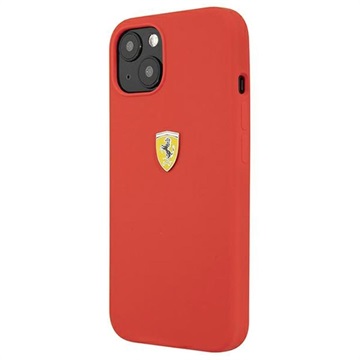 Scuderia Ferrari On Track iPhone 13 Mini Siliconen Hoesje Rood