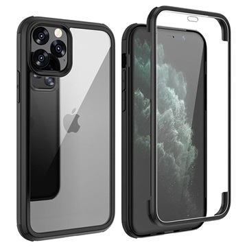 Shine&Protect 360 iPhone 11 Pro Hybrid Case Zwart-Doorzichtig