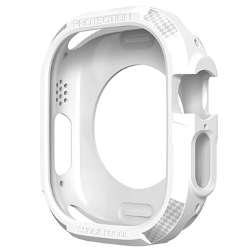 Schokbestendige Apple Watch Ultra/Ultra 2 TPU Hoesje - 49mm - Wit