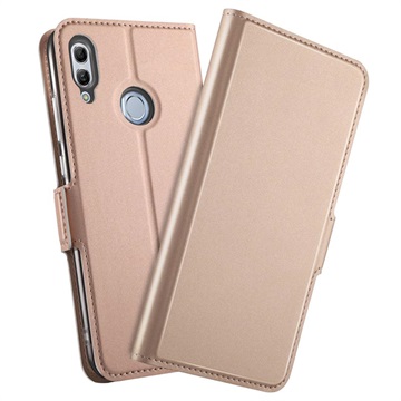 Huawei Honor 10 Lite P Smart 2019 Slim Flip Cover Rose Gold huismerk kopen in de aanbieding
