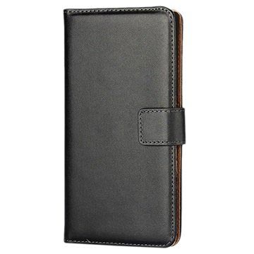 Sony Xperia XZ Slim Wallet Leren Hoesje Zwart