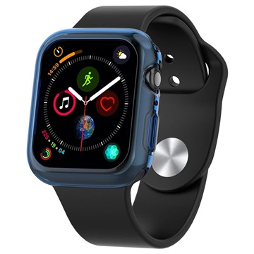 Soft Flex Apple Watch 4 Siliconen Hoesje 40mm Blauw