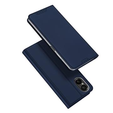 Sony Xperia 10 VI Dux Ducis Skin Pro Flip Hoesje Blauw