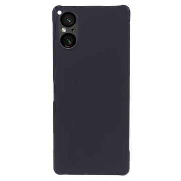 Sony Xperia 5 V Rubberized Plastic Case Black