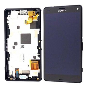 Sony Xperia Z3 Compact Front Cover & LCD Display Zwart