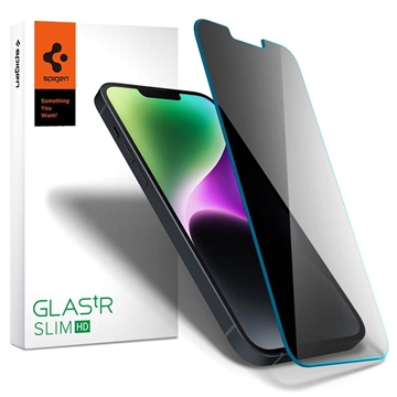 Spigen Glas.tR Slim Privacy iPhone 13-13 Pro-14 Glazen Screenprotector