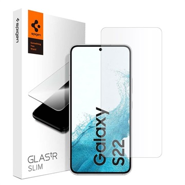 Spigen Glas.tR Slim Samsung Galaxy S22 Glazen Screenprotector