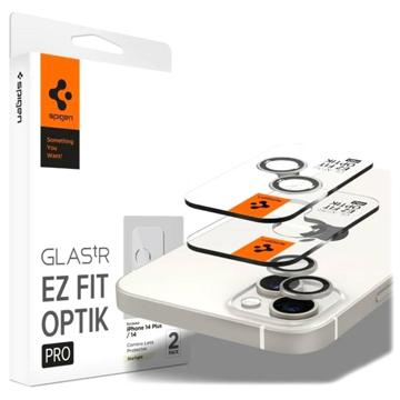 Spigen Glas.tR Ez Fit Optik Pro iPhone 14-14 Plus Lens Glazen Protector Sterrenlicht