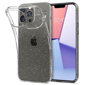 Spigen Liquid Crystal Glitter iPhone 13 Pro Max Cover Doorzichtig