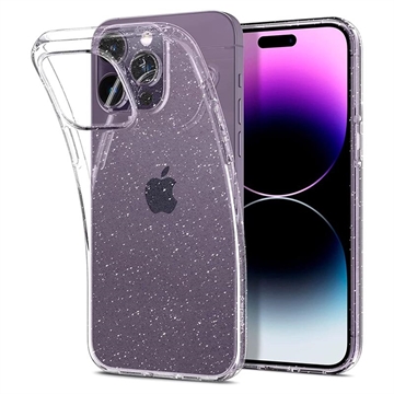 Spigen Liquid Crystal Glitter iPhone 14 Pro Max Hoesje Doorzichtig