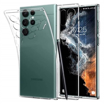 Spigen Liquid Crystal Samsung Galaxy S22 Ultra TPU Hoesje Doorzichtig