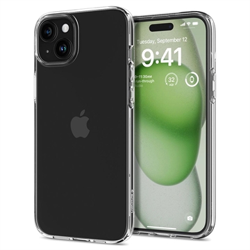 iPhone 15 Plus Spigen Liquid Crystal TPU Case Doorzichtig