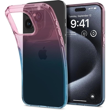 iPhone 15 Pro Spigen Liquid Crystal TPU Case Roze