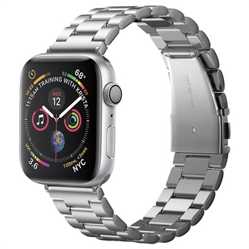Spigen Modern Fit Apple Watch Ultra 2/Ultra/9/8/SE (2022)/7/SE/6/5/4/3/2/1 Bandje - 49mm/45mm/44mm/42mm - Zilver