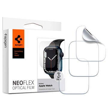 Spigen Neo Flex Apple Watch Series 8-SE (2022)-7-SE-6-5-4 Screenprotector 41mm, 40mm 3 St.