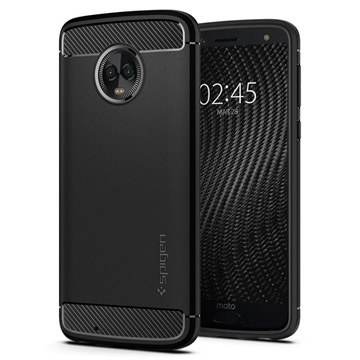 Spigen Rugged Armor Motorola Moto G6 Tpu Case Mat Zwart huismerk kopen in de aanbieding