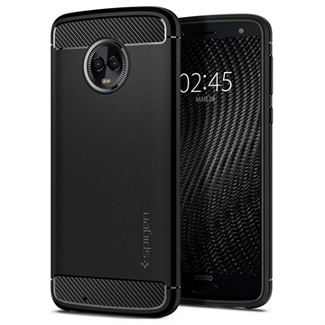 Spigen Rugged Armor Motorola Moto G6 Plus Tpu Case Mat Zwart huismerk kopen in de aanbieding