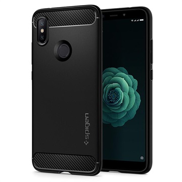 Spigen Rugged Armor Xiaomi Mi A2 Tpu Case Mat Zwart huismerk kopen in de aanbieding