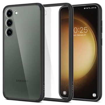 Spigen Ultra Hybrid Samsung Galaxy S23 5G-hoesje Zwart