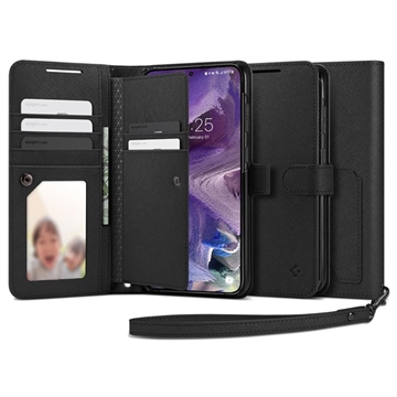 Spigen Wallet S Plus Samsung Galaxy S23+ 5G Portemonnee Hoesje Zwart
