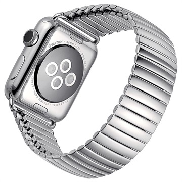 Apple Watch Series 9/8/SE (2022)/7/SE/6/5/4/3/2/1 roestvrijstalen uitbreidingsband - 41 mm/40 mm/38 mm