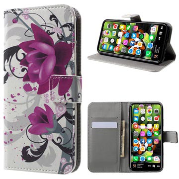 iPhone X Style Series Wallet Case Lotusbloem