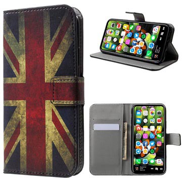 iPhone X Style Series Wallet Case Union Jack