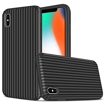 Suitcase Series Iphone Xs Max Hybrid Case Zwart huismerk kopen in de aanbieding
