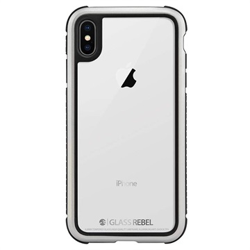 Switcheasy Glass Rebel Iphone X Xs Cover Metal Silver huismerk kopen in de aanbieding