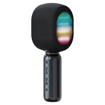 TWS Draadloze Bluetooth Karaoke Microfoon JY57 Zwart