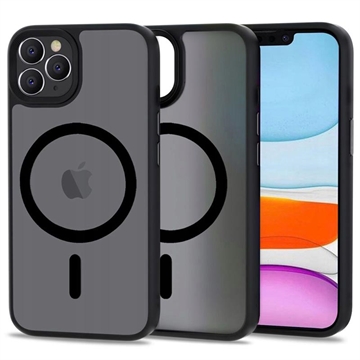 iPhone 11 Pro Tech-Protect Magmat Cover MagSafe-compatibel Doorschijnend Zwart