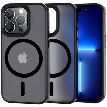 iPhone 13 Pro Tech-Protect Magmat Cover MagSafe-compatibel Doorschijnend Zwart