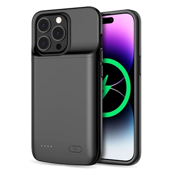 Tech-Protect Powercase iPhone 14-14 Pro Batterij Case Zwart
