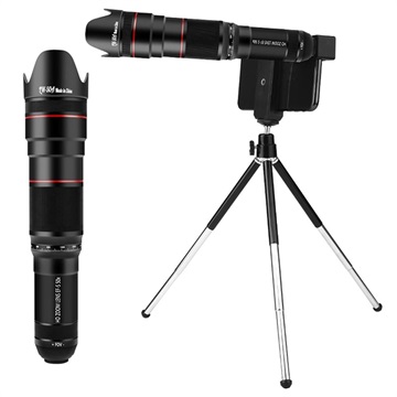Telescoop Camera Lens met Statief 50X Optische Zoom Zwart