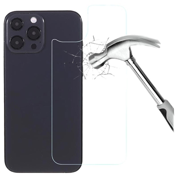 iPhone 14 Pro Max Glazen Achterkant Beschermer 9H Doorzichtig