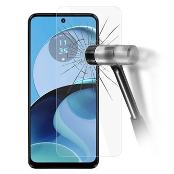 Motorola Moto G14 Screenprotector van gehard glas Case Friendly Doorzichtig
